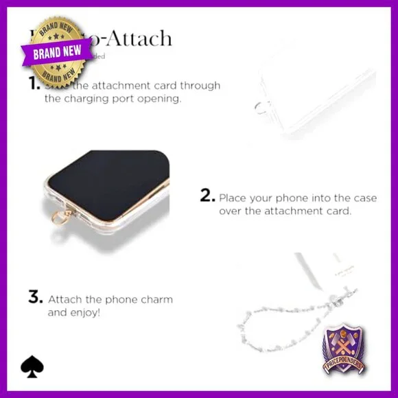 Detachable Phone Lanyard Elegant Silver Chain Y2K Chic Hands-Free Accessory - Picture 6 of 6